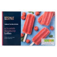 Raspberry Lollies 4x73ml Specially Selected